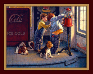 Penny a Piece Panel Cotton Fabric