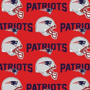 Patriots Red Cotton Fabric